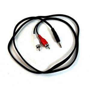 3.5mm Stereo Male Plug to Dual RCA Male Plugs Audio Splitter Y Adapter Cable A14
